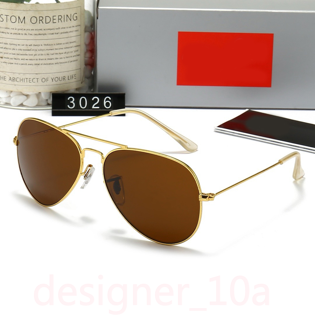 High quality dual designer rayss sunglasses for men bridge women classical lenses sunglasses for pilots designed for fashionable beaches-image-973712937