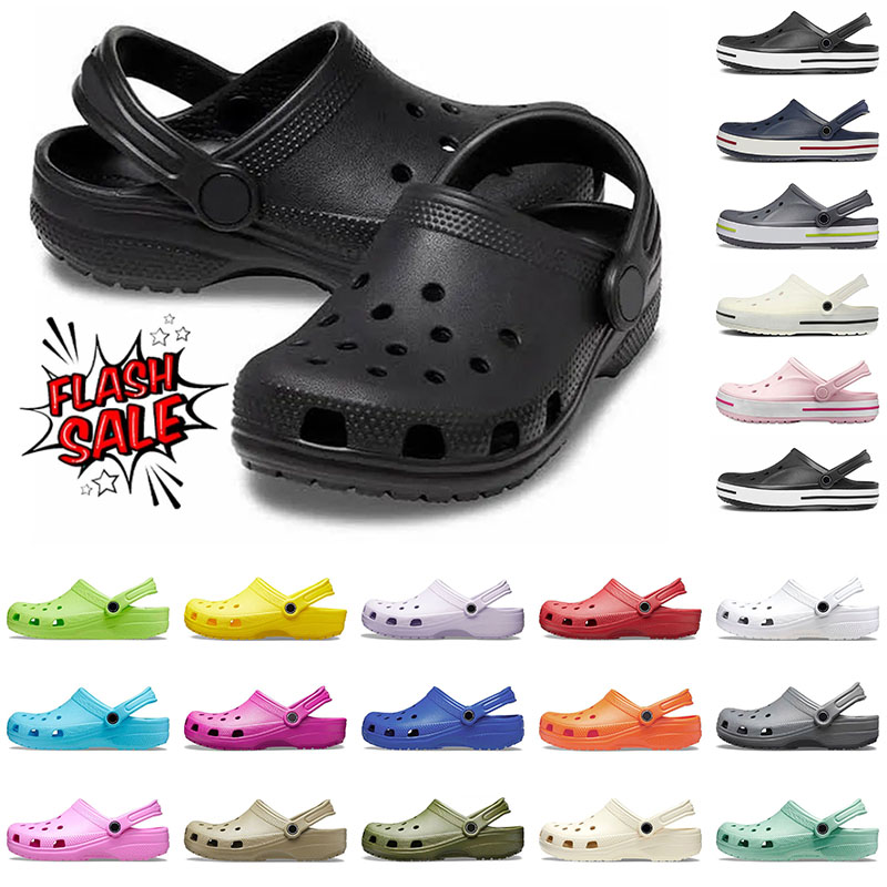 Classic Designer Sandals Mens Womens Sandal Summer Beach Slippers Waterproof Slides Black White Nursing Hospital Kids Men Slipper outdoor shoes s