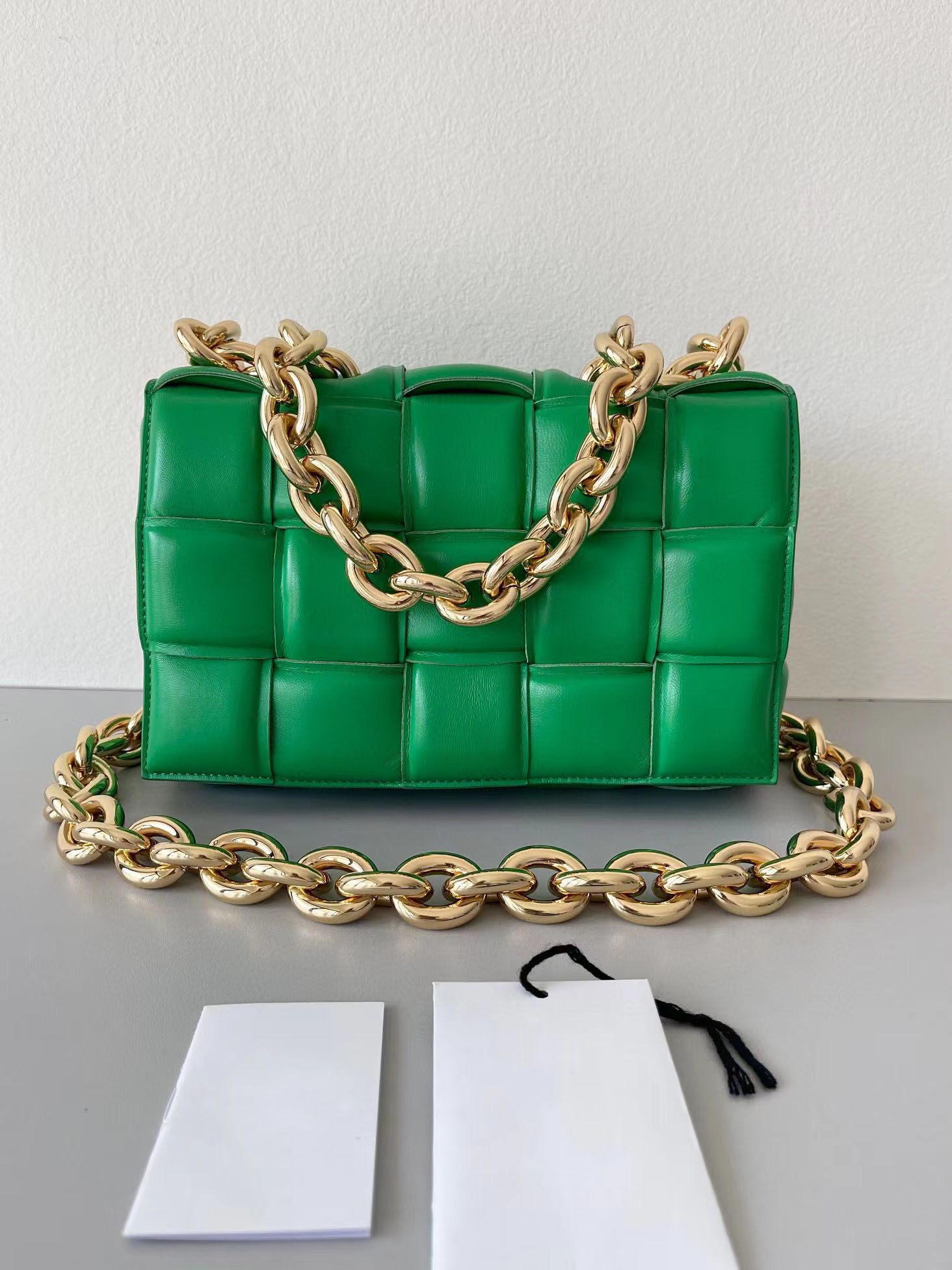 Fashion Designer Shoulder Bag Handbag Thick Chain Hobo Bags Purse Luxury Bag PU Leather-image-974167686