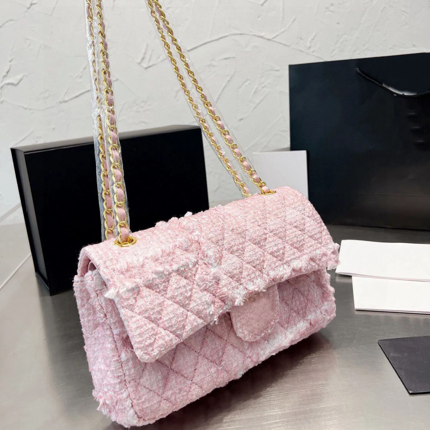 Designer Bag Fashion Women Shoulder Bag Black Purse Tote Beach Bag Shopping Bag Wallet On Chain Handbag Leather Shoulder Bag Purse Crossbody Classic Flap Lattice Bag 