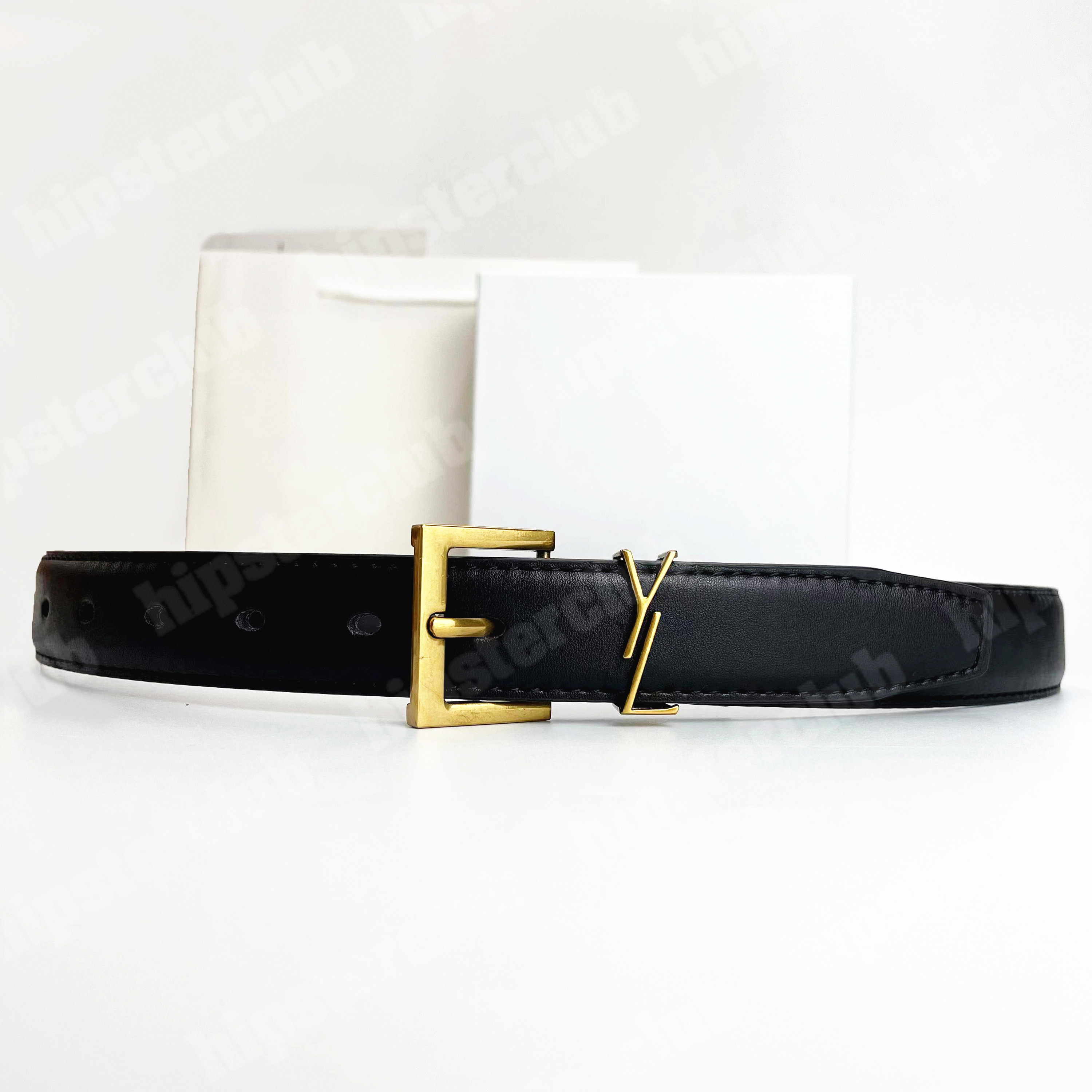 Ceinture de boucle de ceintures de créateurs pour femmes en cuir authentique 3cm largeur de haute qualité hommes cnosme pour femmes