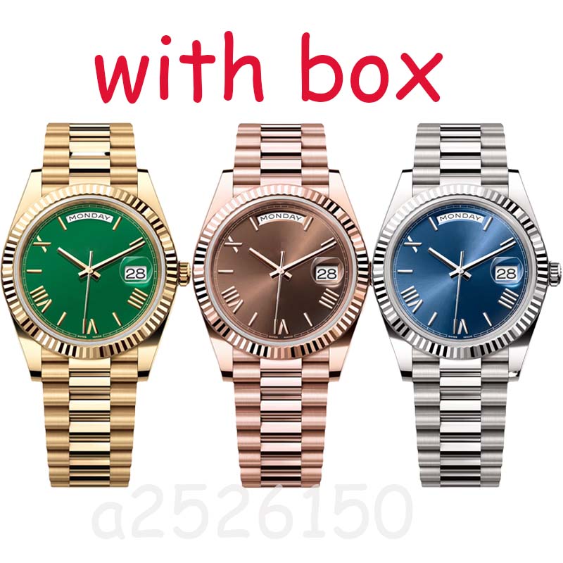 Men's Montreux luxury HD stainless steel diamond bezel waterproof luminous gold watch 36/41mm automatic mechanical watch 