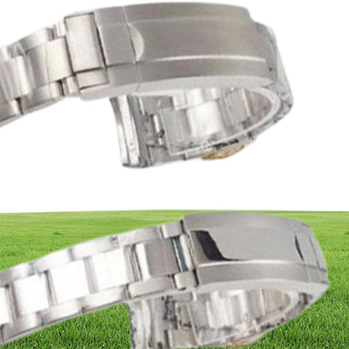 Bracelets de montre 20mm OysterJubilee Style Bracelet Bracelet en acier inoxydable 904L Bracelet pièces de rechange brossé poli système de verrou