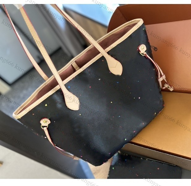 fashion 2PCS Totes WOMAN WOMEN luxurys designers bags Genuine Leather Handbags messenger crossbody shoulder bag Wallet lady clutch Purse Crossbod-image-975530999