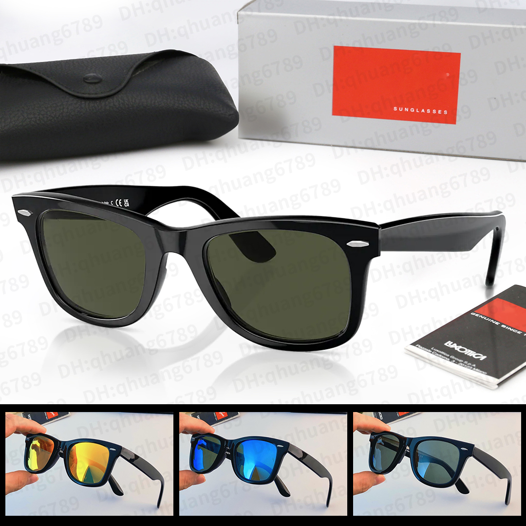 Classic Wayfarers Eyewear 2140 Sunglasses and JUSTIN 4165 Polarized Sunglasses Iconic Style Stylish Classic Polaroid HD Lenses Polarized Optical Glass Lenses 