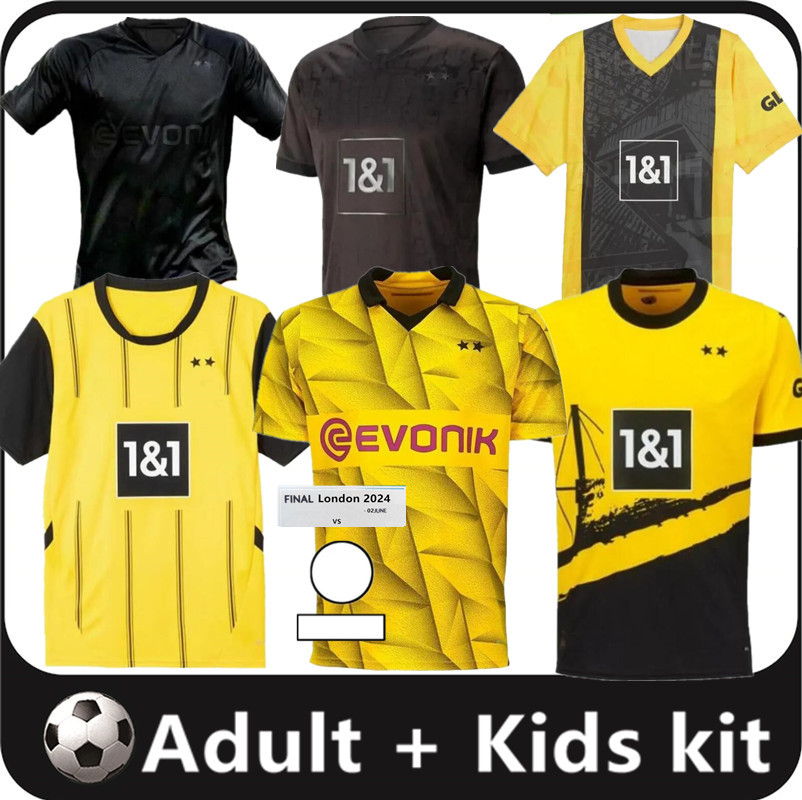 24 25 110Th soccer jerseys Dortmund Borussia 2023 2024 finals player football shirt SANCHO REUS BELLINGHAM HUMMELS REYNA BRANDT men kids kit maillot de foot 16-4XL 