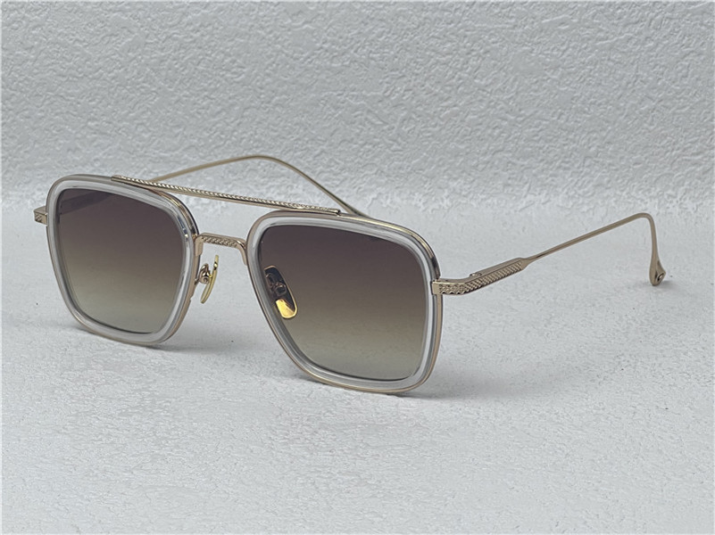 New fashion design man square sunglasses 006 acetate and metal frames vintage and popula style UV400 protection outdoor glasses