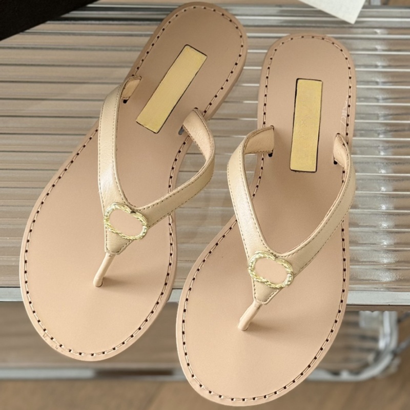 Classics Womens Shoes For Women Sandals Thongs For Woman Leather Slippers Designer Slide Slipper Luxury Flip Flops With Box-image-974996165