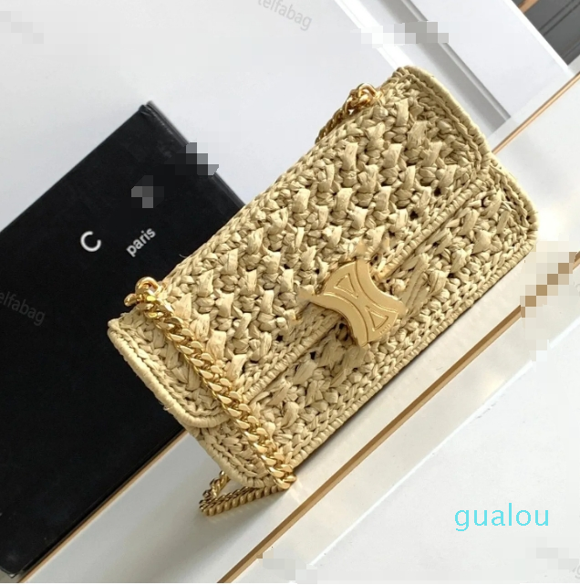 2024 Shoulder Bag high sense Messenger cross body purse hob woven package-image-975049177