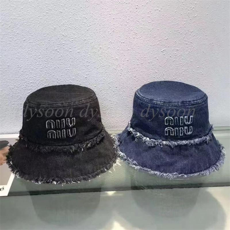 Fashion Bucket Hats for Women 2 Colors Caps With Whiskered Edge 23071-image-975160763