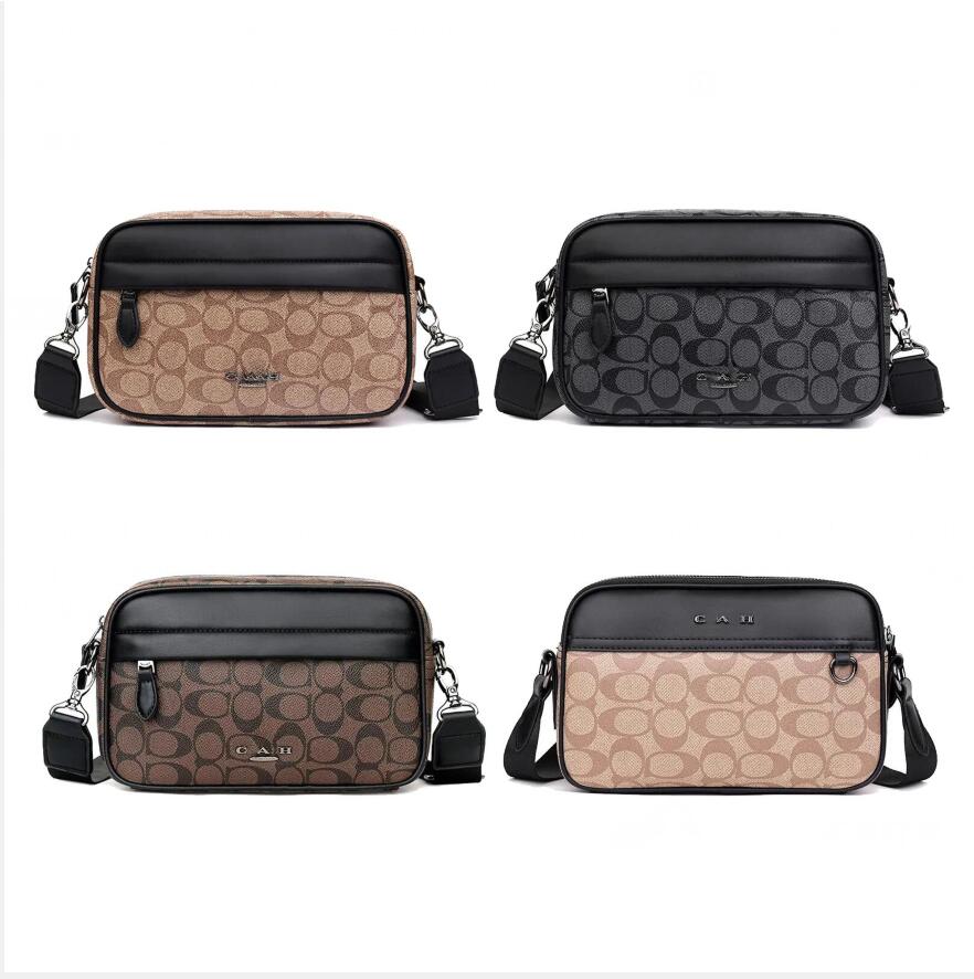 Luxurys Camera bag sacoche mens Designer bag for man Crossbody Purse handbag Womens Shoulder chest Bag lady travel Tote Clutch Black leather Bags-image-975330426