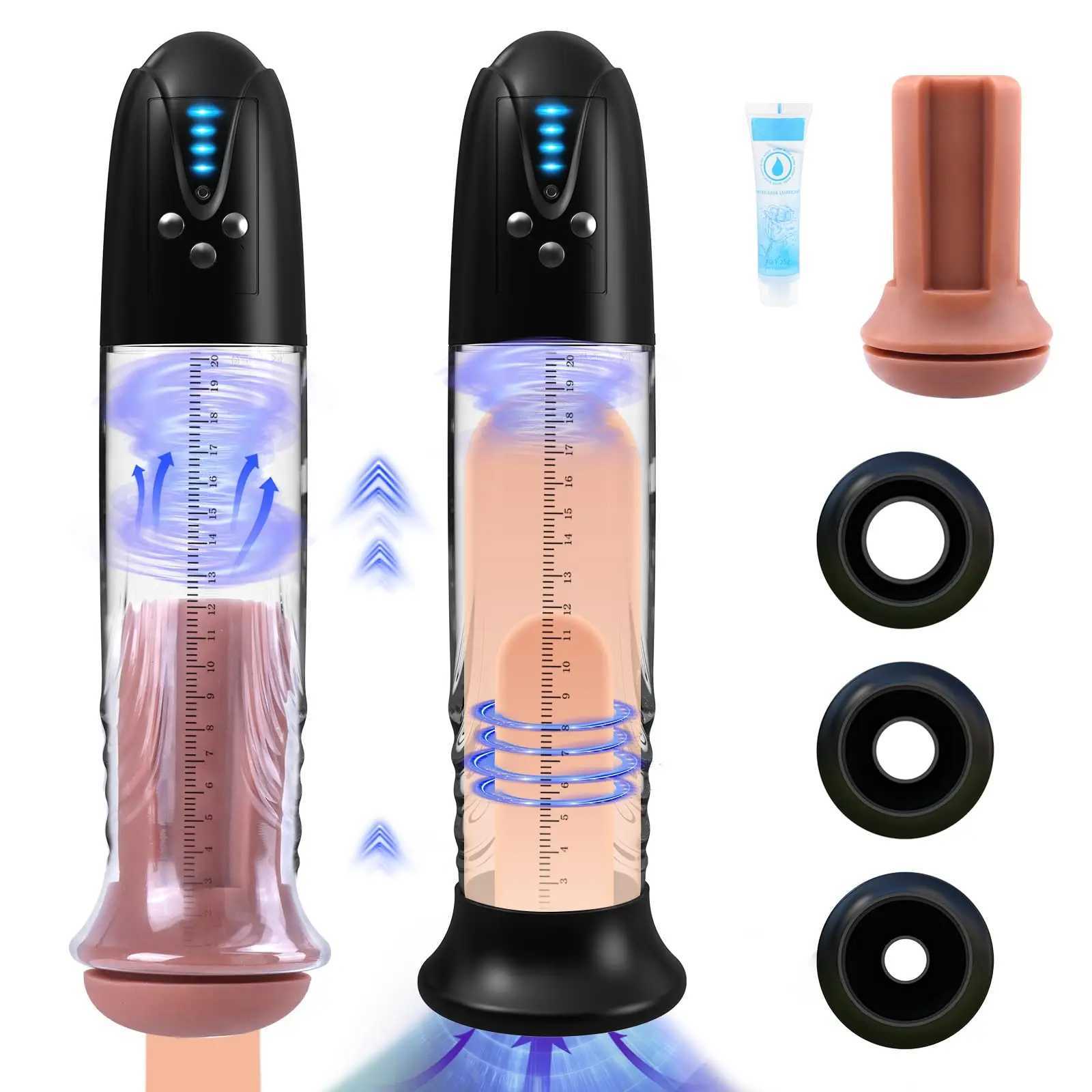 Other Health Beauty Items Electric Penis Vacuum Pump Enlargement Extend Pump Enhanced Penis Male Marbator Penis Pumps Adult Toys for Men Erection-image-975973539