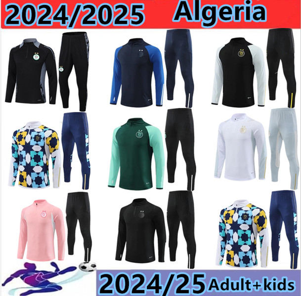 2024/2025 Algeria tracksuit MAHREZ soccer Jerseys men kids 23/24/25 Algerie BOUNEDJAH Survetement maillot de foot FEGHOUL sportswear football tra-image-876770473