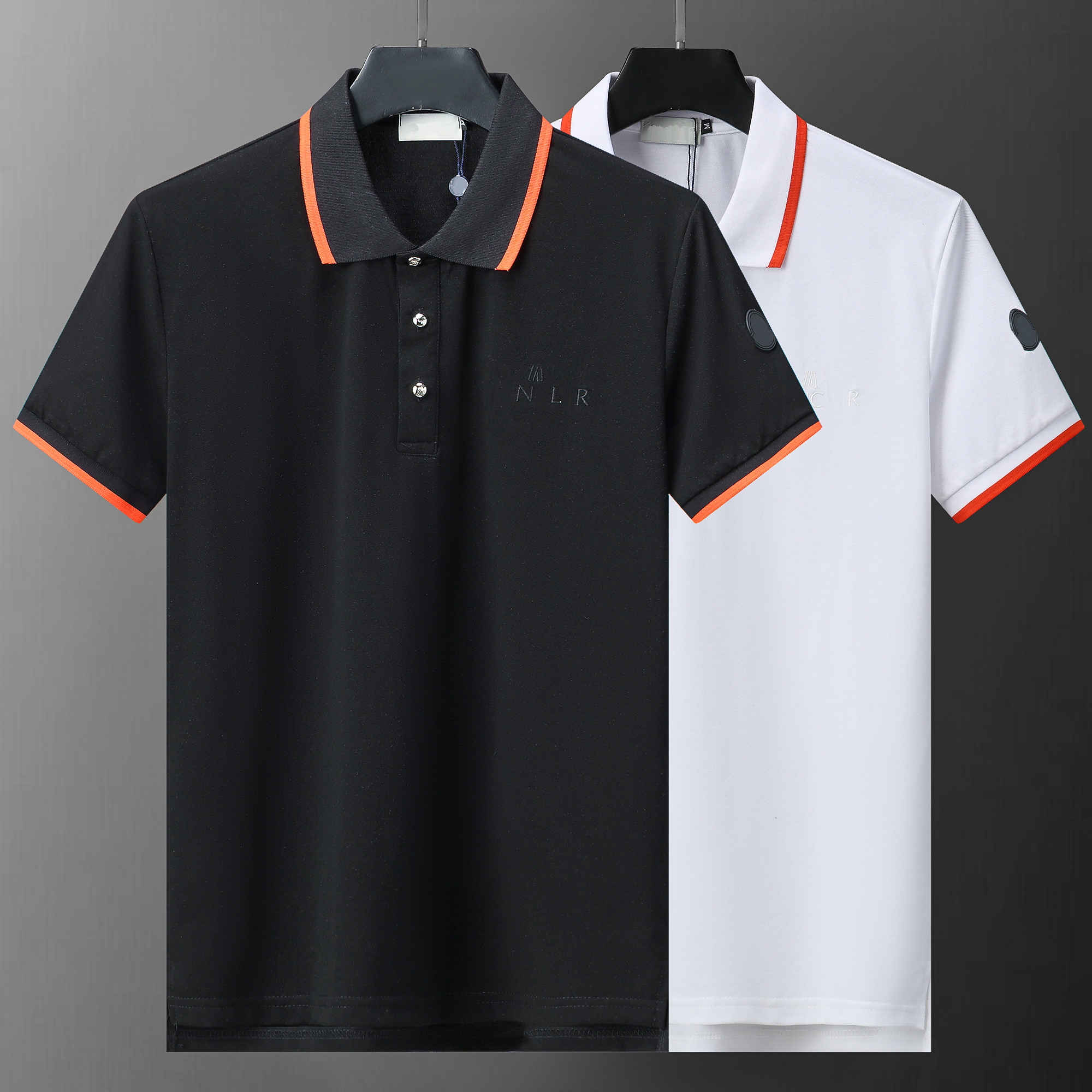 Mens T Shirt Polos Hot Summer Style Patterns Embroidery With Letters Tees Short Sleeve Casual Shirts Lapel Necks Tops Asian Size S-3XL-image-975561681