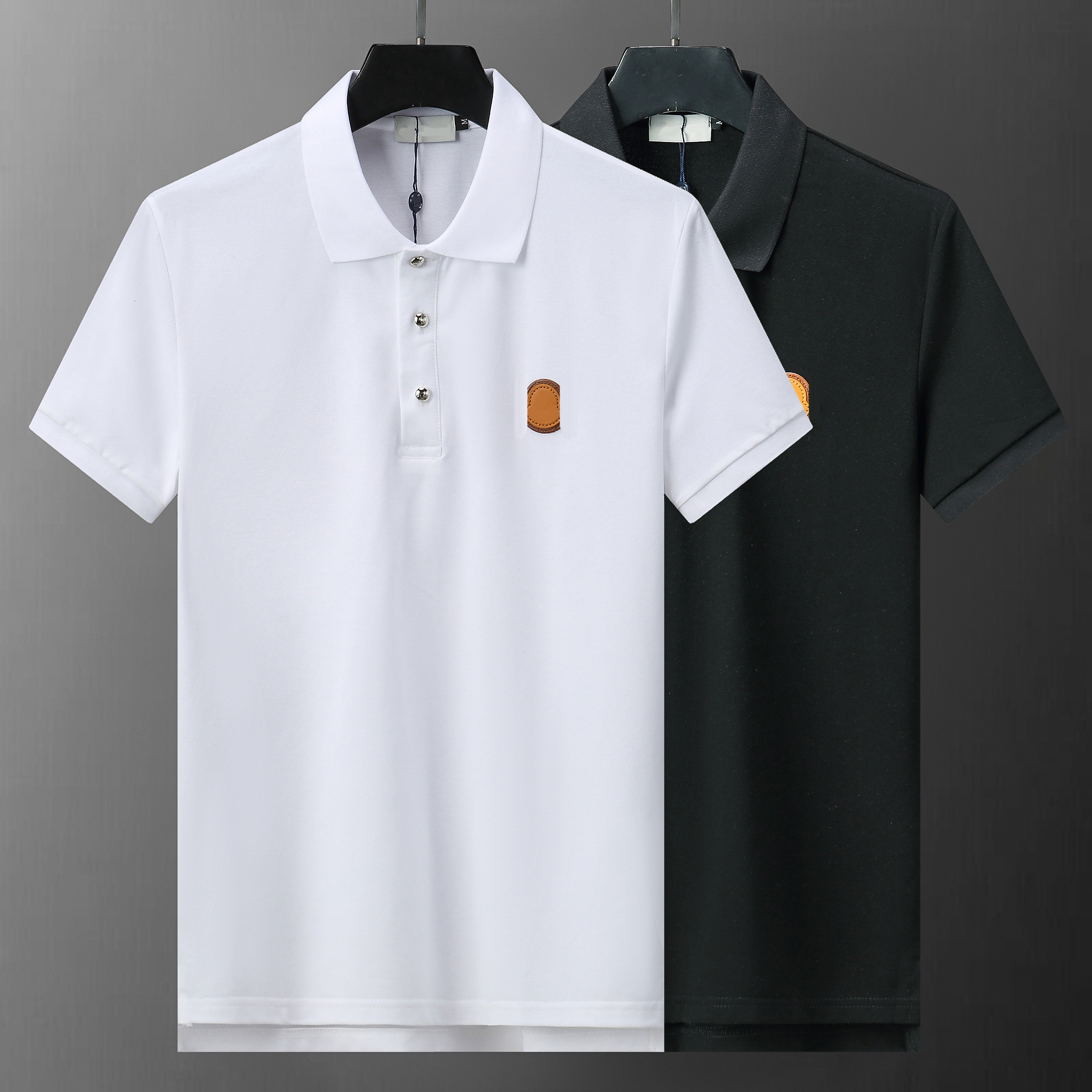 Summer mens designer polo shirt Fashion Brand Business polo shirt Letter Printed High Quality Clothing Asian size M-3XL-image-975548294