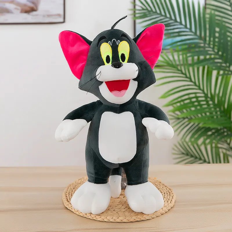 Wholesale and retail 25cm kitten and big rat plush toys children accompany play holiday gifts