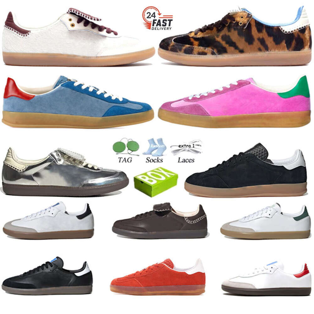 Designer Shoes Man Woman Sneakers Cloud White Core Black Gum Navy Cardboard Silver Pony Leopard Vegan OG Sand Strata Sporty and rich Trainers-image-975748307