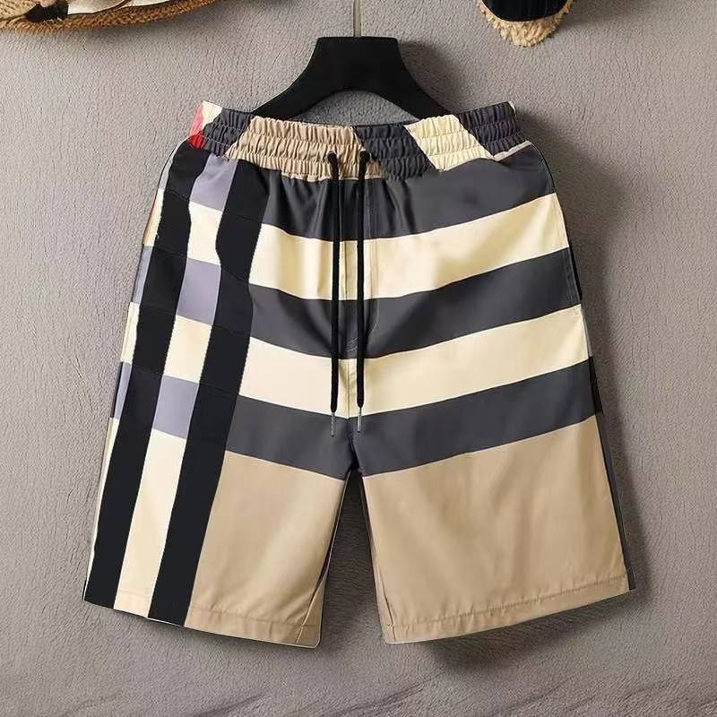 Mens and Womens Designer shorts Summer casual street wear Quick drying Swimsuit Plaid striped Print Beach Resort Beach Pants Asian size M-3XL