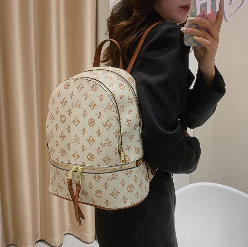 sacs à bandouliers de dames outlet 3 couleurs quotidiennes joker fashion imprimé sac à dos de ruelle de rue couleurs en cuir sac à main de style