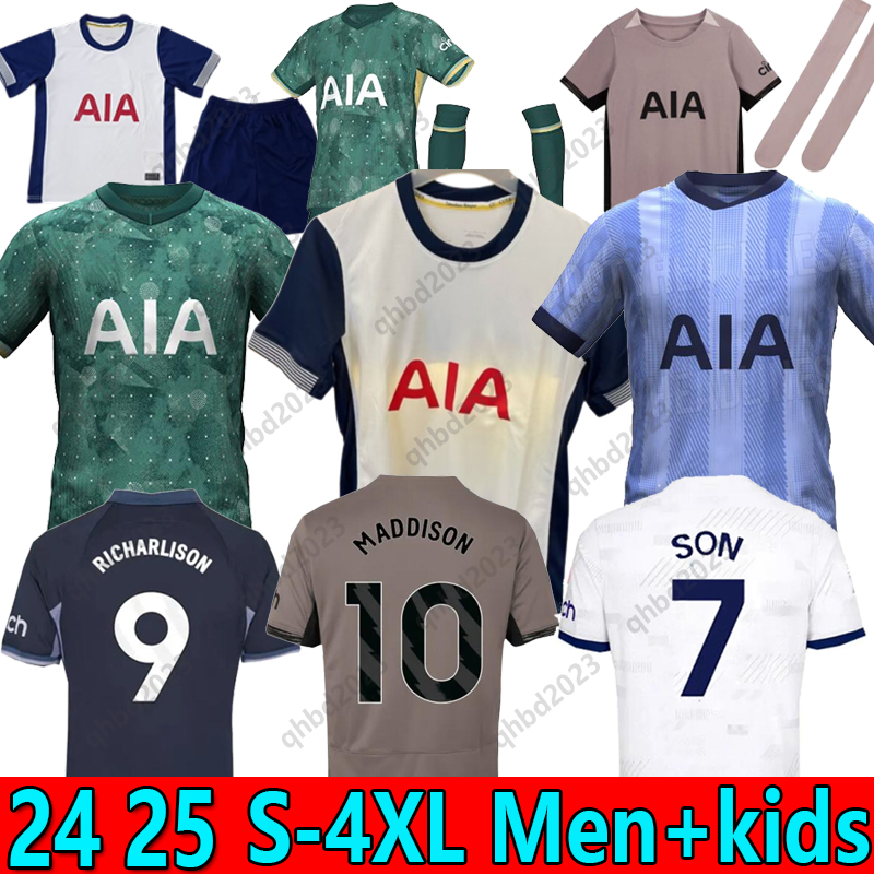 S-4XL 24 25 RICHARLISON SON TOTTEN KANE Soccer Jerseys 2025 2024 MADDISON HAM KULUSEVSKI HOJBJERG PERISIC LLORS ROMERO LUCAS Fans player men kit football shirts 