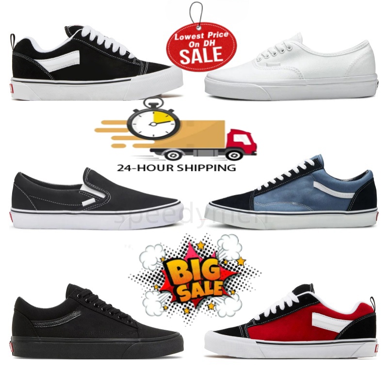 trainers sneakers shoes Knu Skool designers shoe skateboard mens womens Black White Navy Gum Mege Check Brown outdoor flat Platform Mens-image-980535131