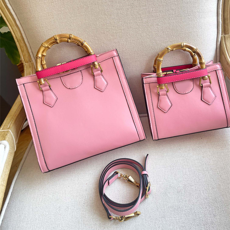 Femmes Bamboo Handbags Sac à épaule Bamboos Saddles Totes Crossbody Shopping Sag femme Fashion Vintage Bourses 10A