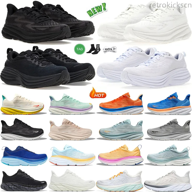 Designer Bondi 8 9 Chaussures de course Boots Local Store Store Training Training Sneakers Accepté Liftyle Shock Absorption Highway Designer Wome