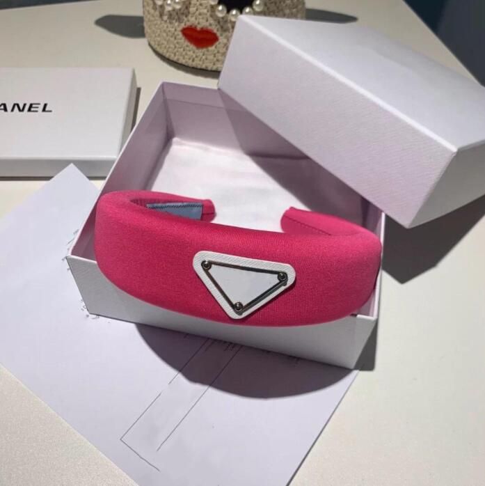 Fashion Luxury Designer Letter Triangle Headbands Hair bands For Women Girl Brand Elastic Headband Sports Fitness Headband Head Wrap High Quality-image-976555244