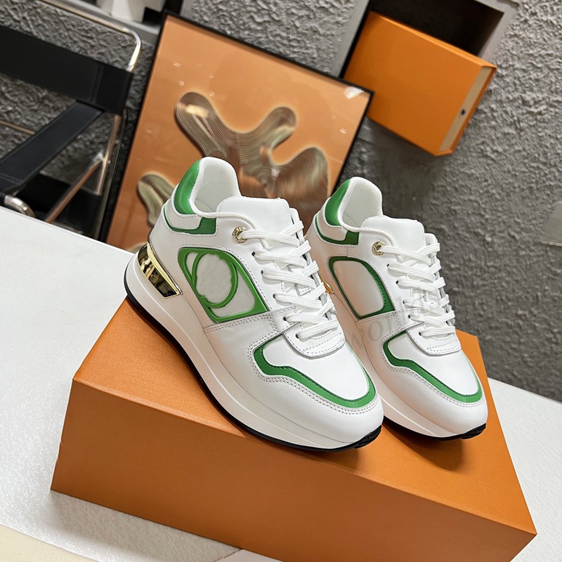 Designers NEO RUN AWAY Sneakers Suede Canvas Platform Leathers Printing Black Brown Lace Up Skate Sport Casual Shoes