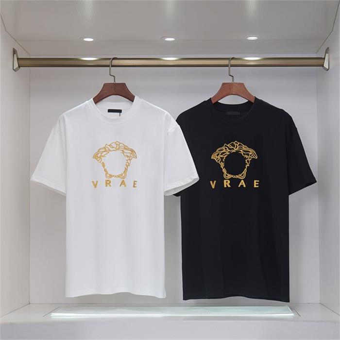 Fashion Designer Mens T Shirt High Quality Newest Womens Letter Print Short Sleeve Round Neck Cotton Tees Polo Size
