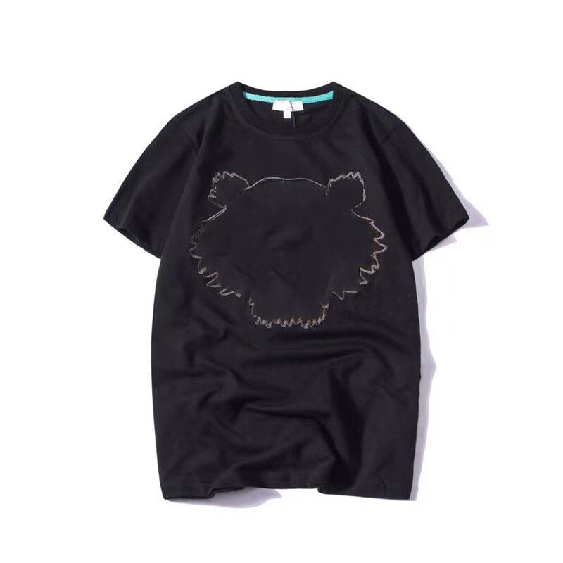 Luxury Mens T Shirts Embroidery Tiger Summer Men T-Shirts Short Sleeve Top Designer Tees Shirt Man Tshirts Clothes Size S-2XL High Quanlity-image-976662174