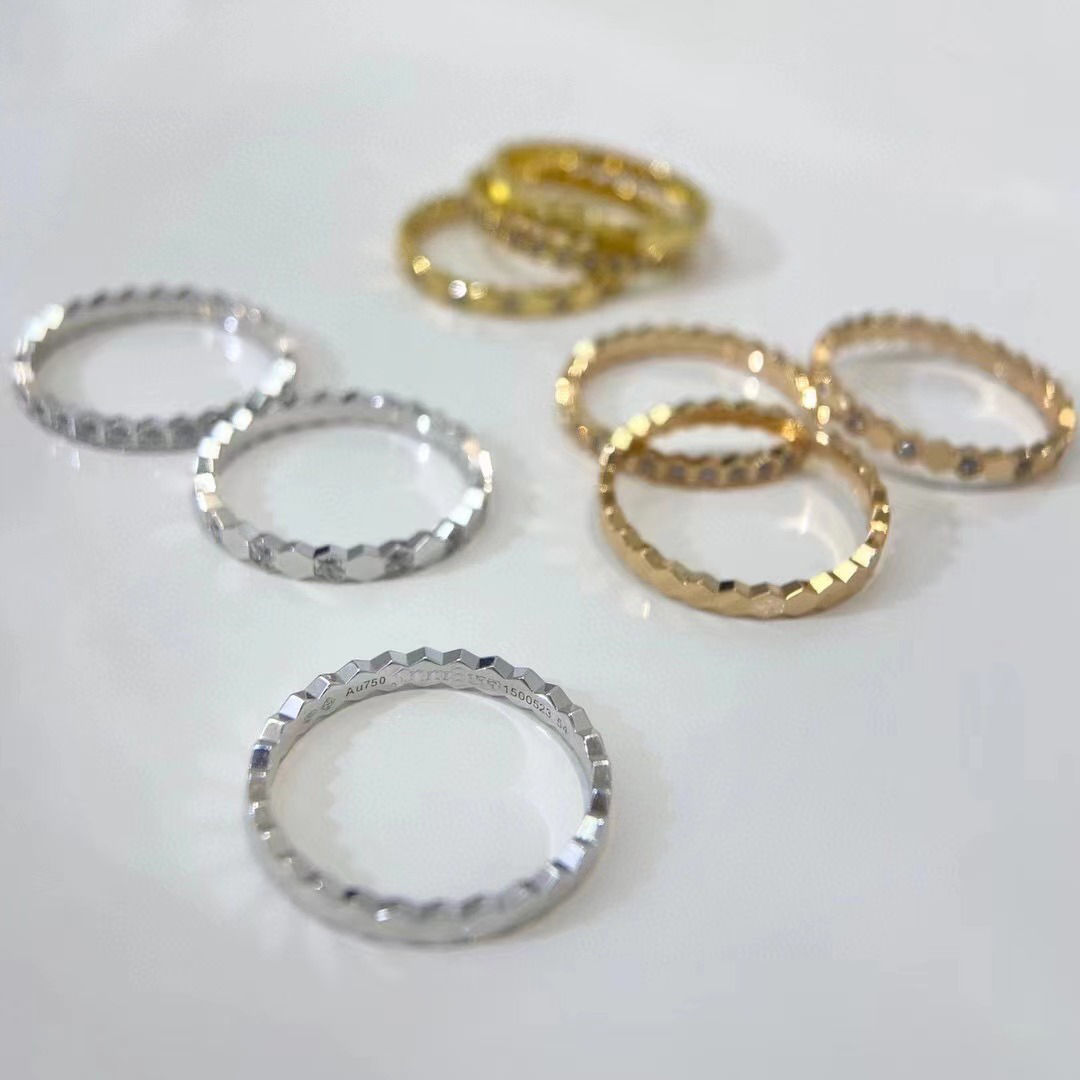 Europe Retro Geometric Ring Fashion Women Ring Full Diamond Shiny Zircon Brand Ring Plated 18k Gold Honeycomb Designer Ring Wedding Party Ring Valen