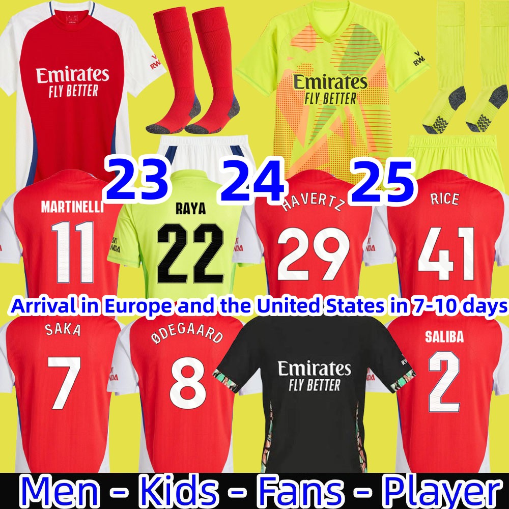 23 24 25 SMITH ROWE SAKA soccer jerseys Fans Player MARTINELLI 2023 2024 football shirt Men Kids kit ODEGAARD Nketiah G.JESUS ZINCHENKO SALIBA RICE HAVERTZ WHITEOUT 33 