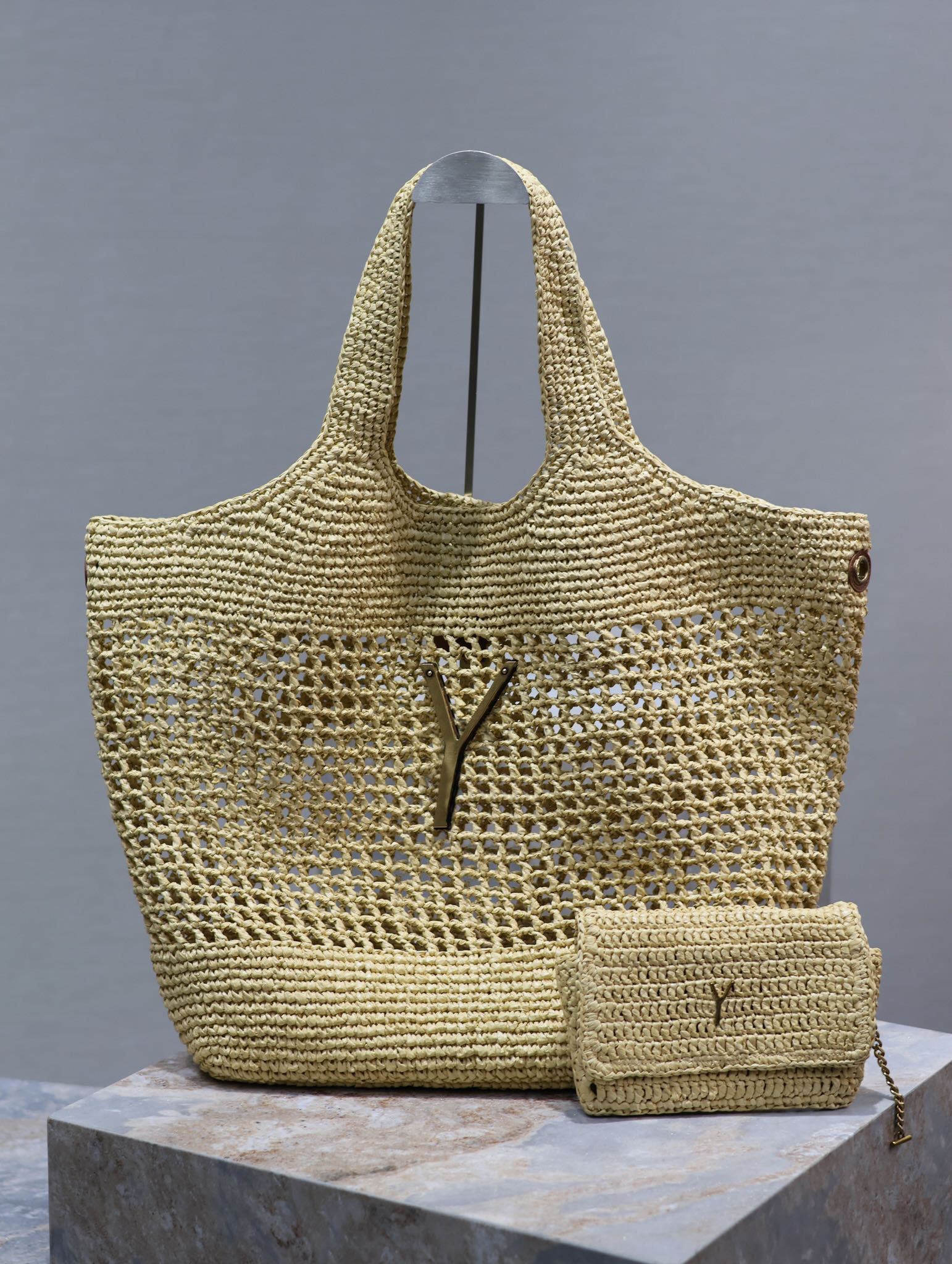 straw bag beach bag tote bag designer bag handbag bag ICARE Lafite Straw Hooked Plus Large Shopping Bag for woman Mens luxury bag designer travel Crossbody Bag 