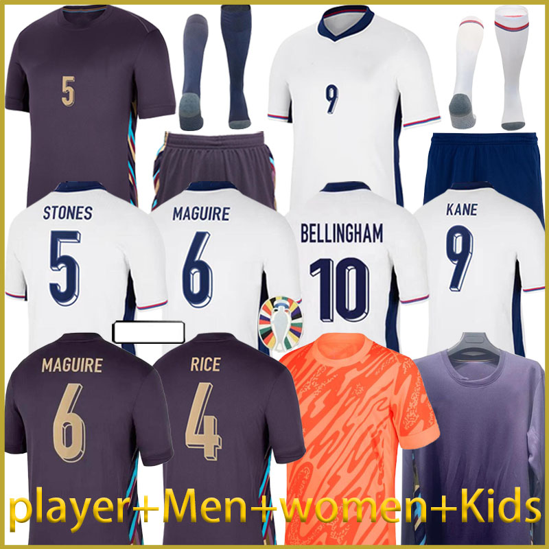 24 25 new ENGLand Euro Cupn Mainoo Football Shirt BELLINGHAM RASHFORD KANE 2024 ENGLands Men Kid Kit Women SAKA RICE FODEN Soccer Jersey National Team Home Away goalk 