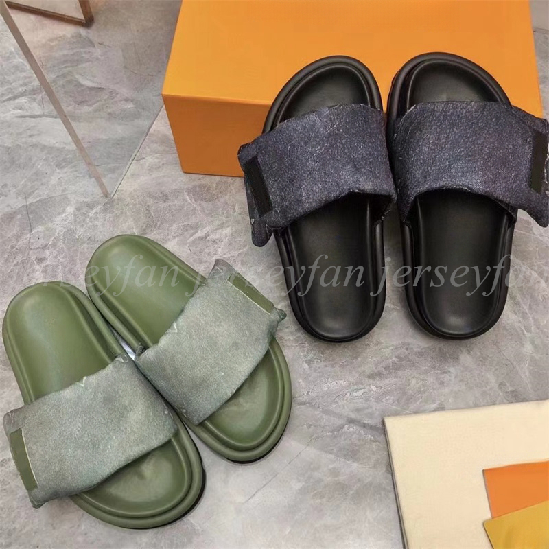 Premium Quality Women Men Slippers Size Eur 35-45 Velcro Adjustable Fashion Slipper 27050-image-977054334