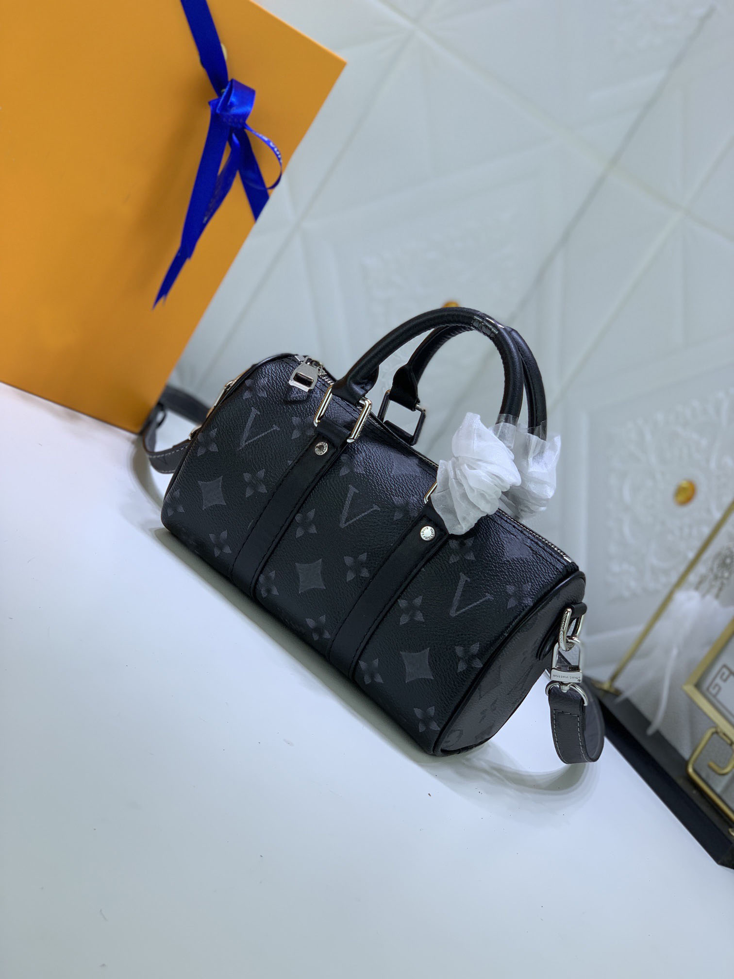 2024 Nouveau sac Keepall design à carreaux, bagage de voyage, sac à bandoulière, sac messager, pochette, sac à main de créateur luxe, sac cabas