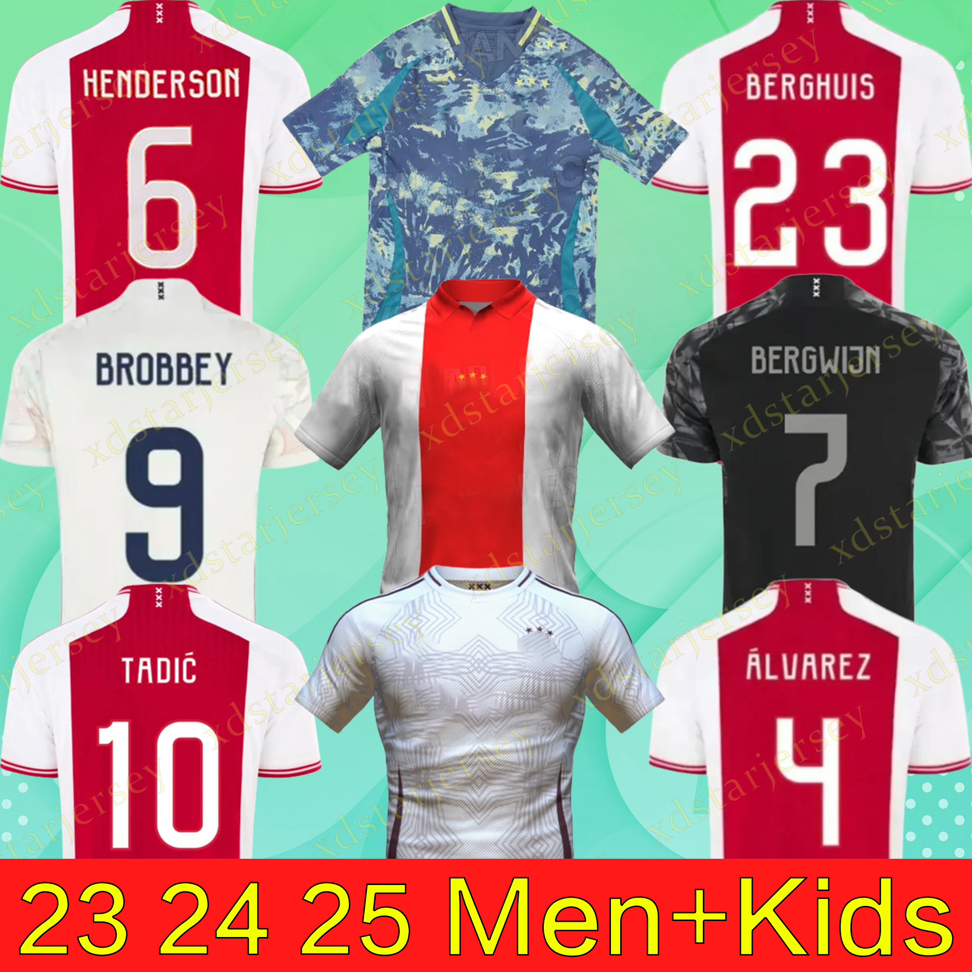 24 25 AKPOM Soccer Jerseys BROBBEY BERGWIJN TAYLOR BERGHUIS TADIC HENDERSON BERGWUN MARLEY CRUYFF LUCCA 2023 2024 football shirts men kids Kit uniforms Fan Player 