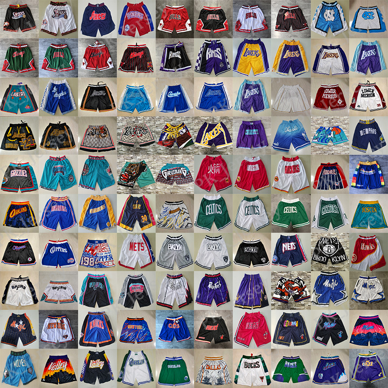 2024 New Team Just Don Shorts Basketball Short With Pockets Zipper Casual Summer Pants Sweatpants Sportwear Breathable Gym Beach Justdon Hip Pop-image-977106983