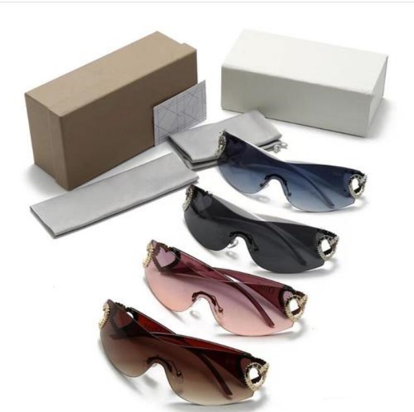Fashion Designer Letter Sunglasses Goggle Beach Sun Glasses 27274-image-979659671