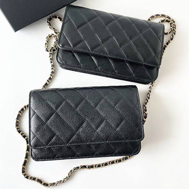 Luxury handbag Shoulder Bag 1:1 quilted caviar Leather purse Designer bag for Woman mens fashion Clutch even Bag Lady flap travel tote silver gold chain Crossbody bags 