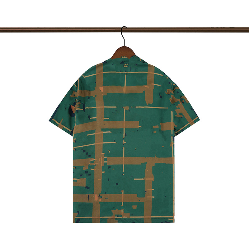 Designer men casual shirts 2022 new spring and summer fashion casual shirt street hip-hop men&#039;s T-shirt printing pattern unisex M-3XL-image-750037249