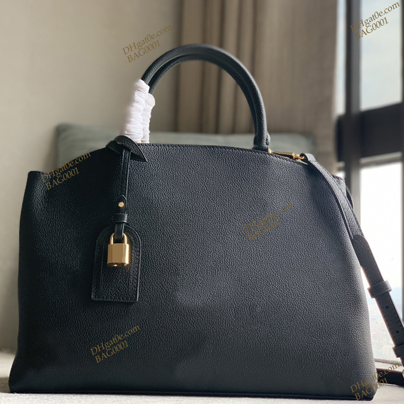 Grand Palals Bag Fashion Luxury Designer Mirror Quality Getine En cuir Canvas Sacs d'épaule avec boîte B124 BAG0001