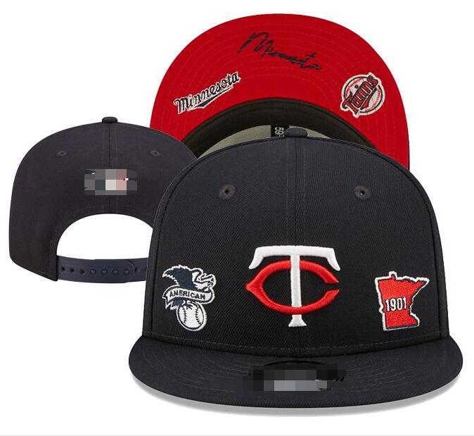 Minnesota''Twins''Ball Cap Baseball Snapback pour hommes femmes chapeau de soleil Gorras broderie Boston Casquette Sports Champs World Series Cha