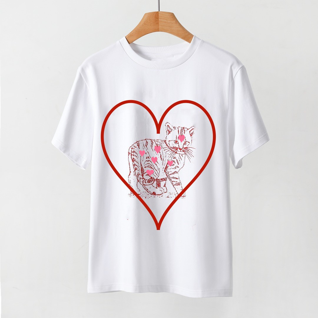 Women's Designer T Shirt Clothing Croptop Printed Clothes Women Tops Pullover Tees Streetwear