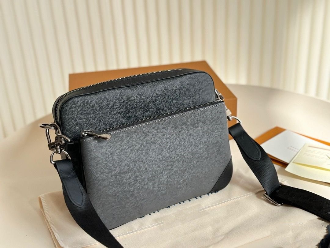 Designer bags louise viuton womens POCHETTE TRIO Cross Body Wallets Leather Patchwork Men Women handbag shoulder bag Totes louis Purse vutton Crossbody vuitton Bag 