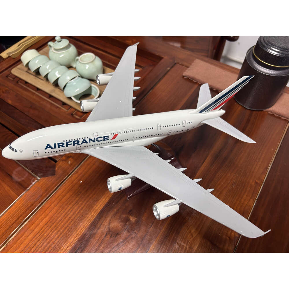 1:160 Scale Large Airplane Airbus A380 Air France Plane Diecast Plastic Resin Model Planes for Collection or Gift L260529-image-978305587