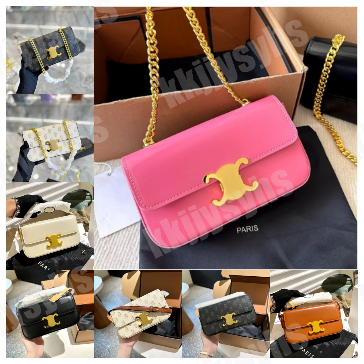 Celinly s Designers Shoulder Leather Tote Crossbody Mens Womens Flap Travel Lady Clutch Satchel Underarm Bags Celiene Bag 4143 