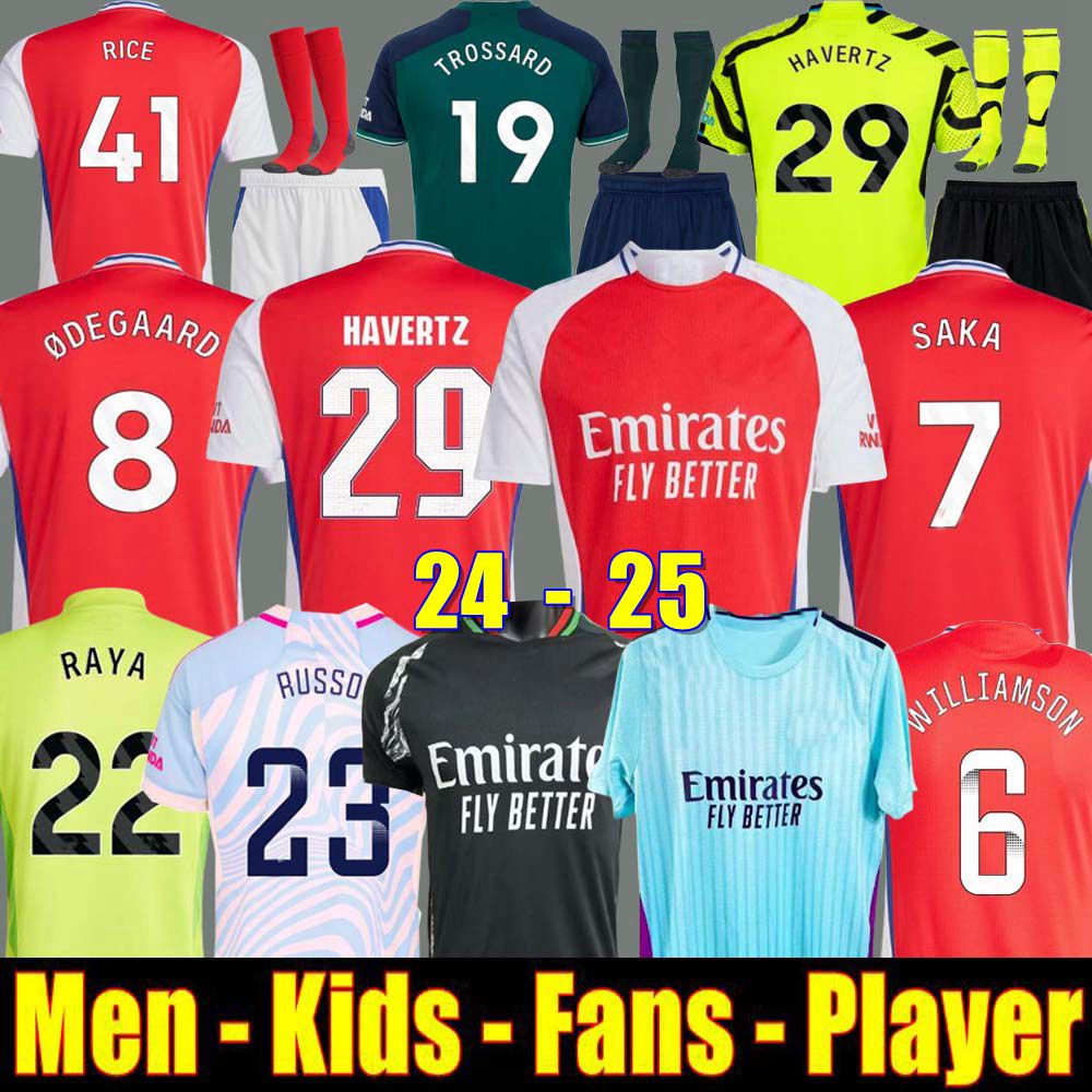 23 24 25 SMITH ROWE SAKA soccer jerseys Fans Player MARTINELLI 2023 2024 football shirt Men Kids kit ODEGAARD Nketiah G.JESUS ZINCHENKO SALIBA RICE HAVERTZ WHITEOUT 