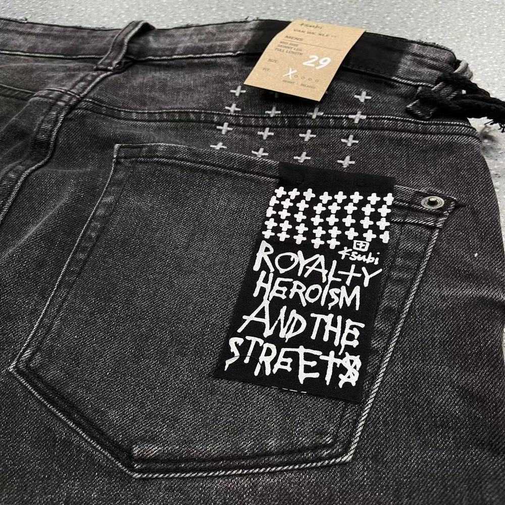 Ksubi Jeans Mens Rise Elastic Clothing Tight Skinny Fashion 10y5 